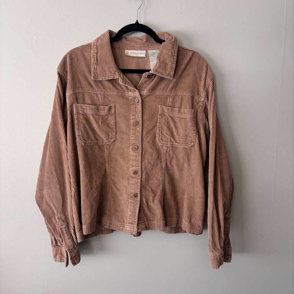 Dress Barn Tan Corduroy Jacket